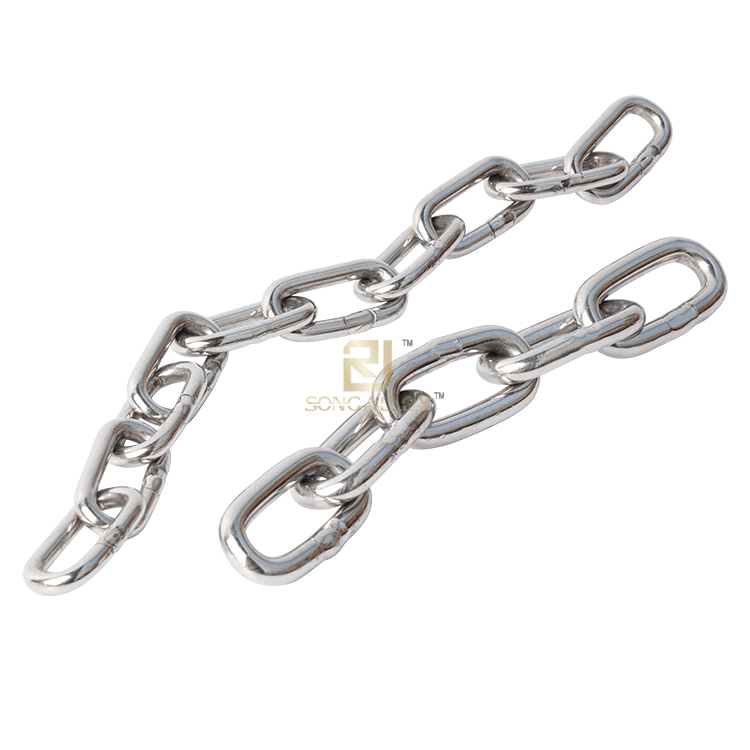 Цепочка звена звена звена нержавеющей стали